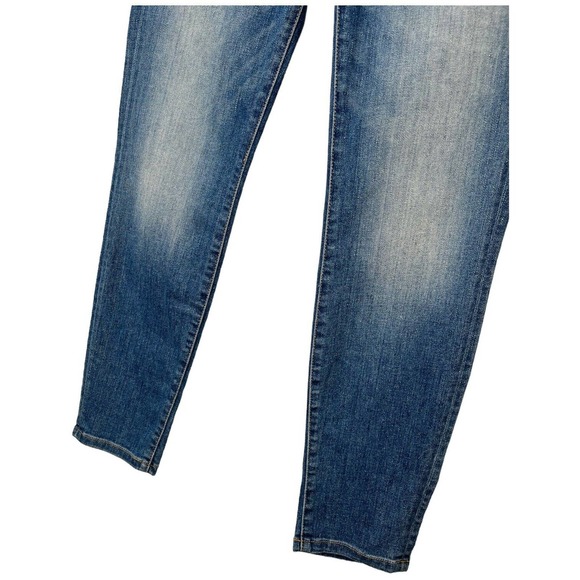 Current Elliott The Stiletto Ankle Skinny Carnival Blue 27 - Picture 4 of 14